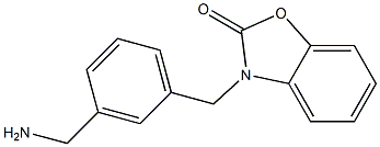 3-{[3-(aminomethyl)phenyl]methyl}-2,3-dihydro-1,3-benzoxazol-2-one|