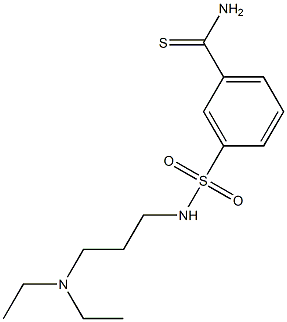 3-{[3-(diethylamino)propyl]sulfamoyl}benzene-1-carbothioamide