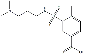 3-{[3-(dimethylamino)propyl]sulfamoyl}-4-methylbenzoic acid