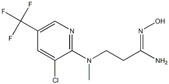 3-{[3-chloro-5-(trifluoromethyl)pyridin-2-yl](methyl)amino}-N'-hydroxypropanimidamide