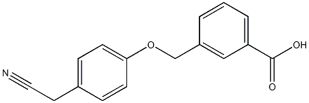 3-{[4-(cyanomethyl)phenoxy]methyl}benzoic acid