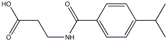 3-{[4-(propan-2-yl)phenyl]formamido}propanoic acid