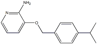 3-{[4-(propan-2-yl)phenyl]methoxy}pyridin-2-amine Struktur