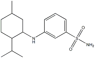  3-{[5-methyl-2-(propan-2-yl)cyclohexyl]amino}benzene-1-sulfonamide