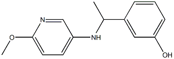 3-{1-[(6-methoxypyridin-3-yl)amino]ethyl}phenol|