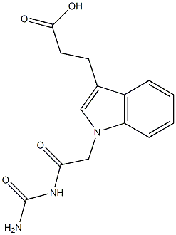 3-{1-[2-(carbamoylamino)-2-oxoethyl]-1H-indol-3-yl}propanoic acid