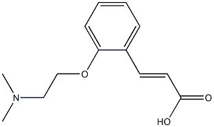 3-{2-[2-(dimethylamino)ethoxy]phenyl}prop-2-enoic acid