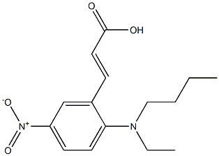  3-{2-[butyl(ethyl)amino]-5-nitrophenyl}prop-2-enoic acid