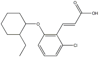  3-{2-chloro-6-[(2-ethylcyclohexyl)oxy]phenyl}prop-2-enoic acid