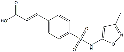 3-{4-[(3-methyl-1,2-oxazol-5-yl)sulfamoyl]phenyl}prop-2-enoic acid