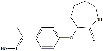 3-{4-[1-(hydroxyimino)ethyl]phenoxy}azepan-2-one Structure