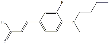 3-{4-[butyl(methyl)amino]-3-fluorophenyl}prop-2-enoic acid