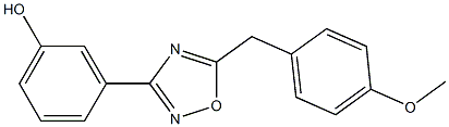  3-{5-[(4-methoxyphenyl)methyl]-1,2,4-oxadiazol-3-yl}phenol