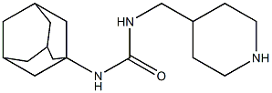 3-adamantan-1-yl-1-(piperidin-4-ylmethyl)urea Structure