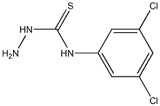 3-amino-1-(3,5-dichlorophenyl)thiourea 结构式