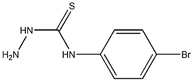 3-amino-1-(4-bromophenyl)thiourea 结构式