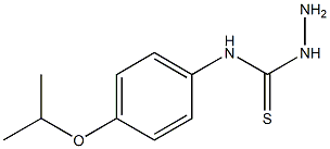 3-amino-1-[4-(propan-2-yloxy)phenyl]thiourea Structure