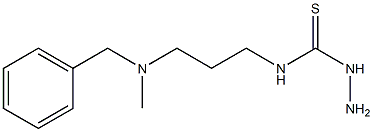 3-amino-1-{3-[benzyl(methyl)amino]propyl}thiourea 化学構造式