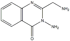 3-amino-2-(aminomethyl)-3,4-dihydroquinazolin-4-one,,结构式