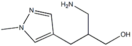 3-amino-2-[(1-methyl-1H-pyrazol-4-yl)methyl]propan-1-ol