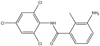 3-amino-2-methyl-N-(2,4,6-trichlorophenyl)benzamide Structure