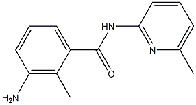 3-amino-2-methyl-N-(6-methylpyridin-2-yl)benzamide Structure
