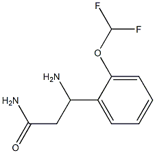  3-amino-3-[2-(difluoromethoxy)phenyl]propanamide