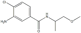 3-amino-4-chloro-N-(1-methoxypropan-2-yl)benzamide Structure