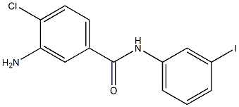 3-amino-4-chloro-N-(3-iodophenyl)benzamide Structure