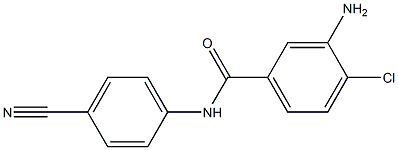 3-amino-4-chloro-N-(4-cyanophenyl)benzamide