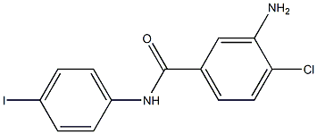 3-amino-4-chloro-N-(4-iodophenyl)benzamide,,结构式