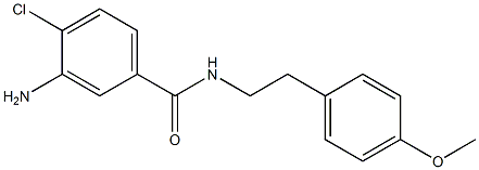 3-amino-4-chloro-N-[2-(4-methoxyphenyl)ethyl]benzamide