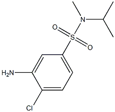 3-amino-4-chloro-N-methyl-N-(propan-2-yl)benzene-1-sulfonamide Structure