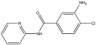 3-amino-4-chloro-N-pyridin-2-ylbenzamide Struktur