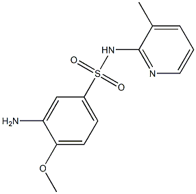 3-amino-4-methoxy-N-(3-methylpyridin-2-yl)benzene-1-sulfonamide