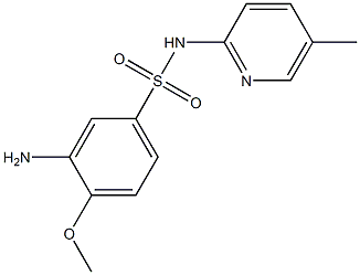 3-amino-4-methoxy-N-(5-methylpyridin-2-yl)benzene-1-sulfonamide