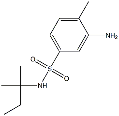 3-amino-4-methyl-N-(2-methylbutan-2-yl)benzene-1-sulfonamide