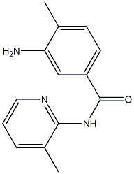 3-amino-4-methyl-N-(3-methylpyridin-2-yl)benzamide Structure