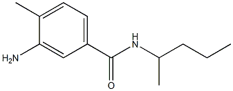 3-amino-4-methyl-N-(pentan-2-yl)benzamide,,结构式