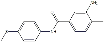  3-amino-4-methyl-N-[4-(methylsulfanyl)phenyl]benzamide
