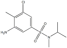 3-amino-5-chloro-N,4-dimethyl-N-(propan-2-yl)benzene-1-sulfonamide