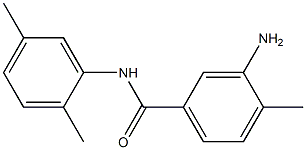 3-amino-N-(2,5-dimethylphenyl)-4-methylbenzamide Struktur