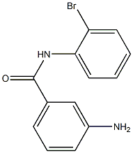 3-amino-N-(2-bromophenyl)benzamide Structure