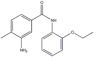 3-amino-N-(2-ethoxyphenyl)-4-methylbenzamide 结构式