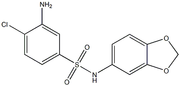 3-amino-N-(2H-1,3-benzodioxol-5-yl)-4-chlorobenzene-1-sulfonamide