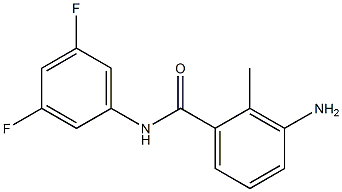 3-amino-N-(3,5-difluorophenyl)-2-methylbenzamide Structure