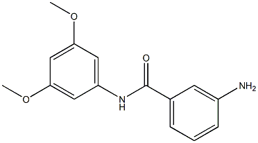 3-amino-N-(3,5-dimethoxyphenyl)benzamide Structure