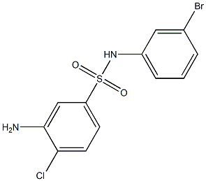  3-amino-N-(3-bromophenyl)-4-chlorobenzene-1-sulfonamide