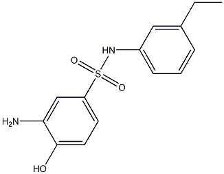 3-amino-N-(3-ethylphenyl)-4-hydroxybenzene-1-sulfonamide|