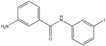 3-amino-N-(3-iodophenyl)benzamide Structure